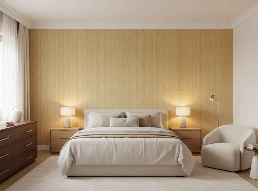 Jolie Madam Wallcovering - bedroom room setting