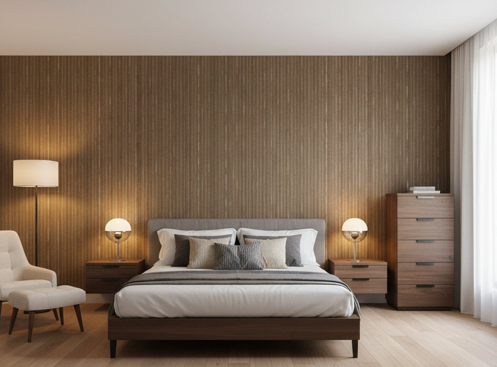 Jolie Madam Wallcovering - bedroom room setting