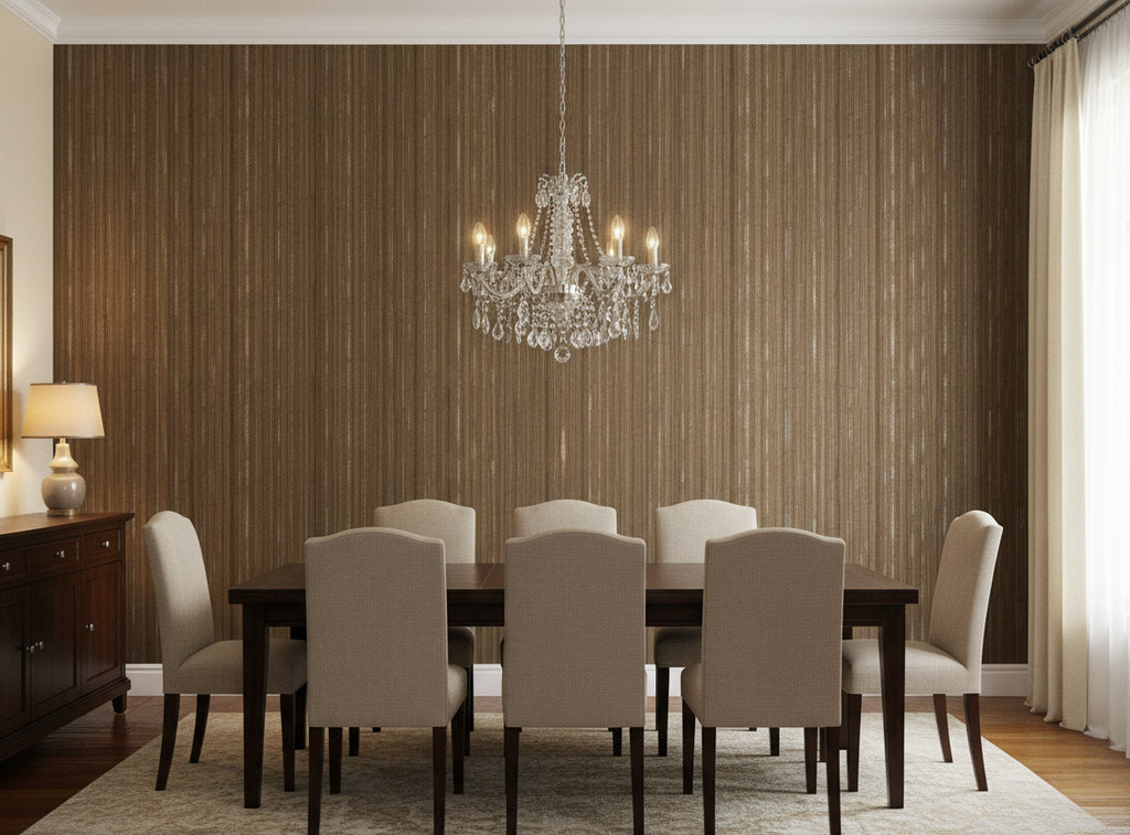 Jolie Madam Wallcovering - dining room room setting