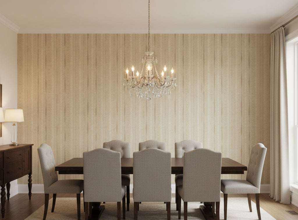 Jolie Madam Wallcovering - dining room room setting