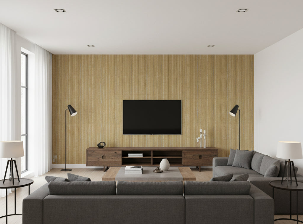 Jolie Madam Wallcovering - living room room setting