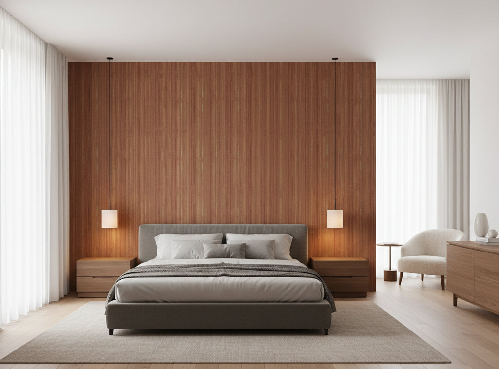 Jolie Madam Wallcovering - bedroom room setting