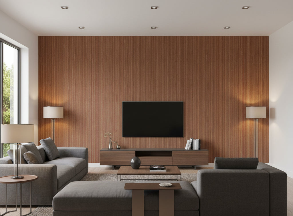 Jolie Madam Wallcovering - living room room setting