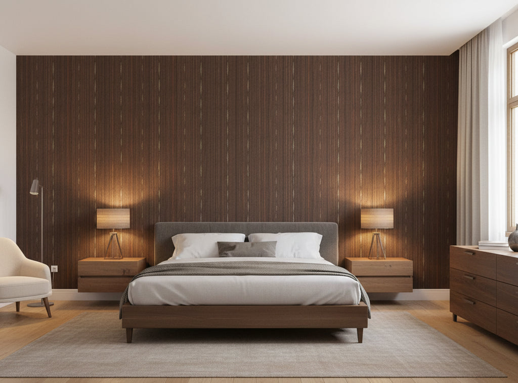 Jolie Madam Wallcovering - bedroom room setting