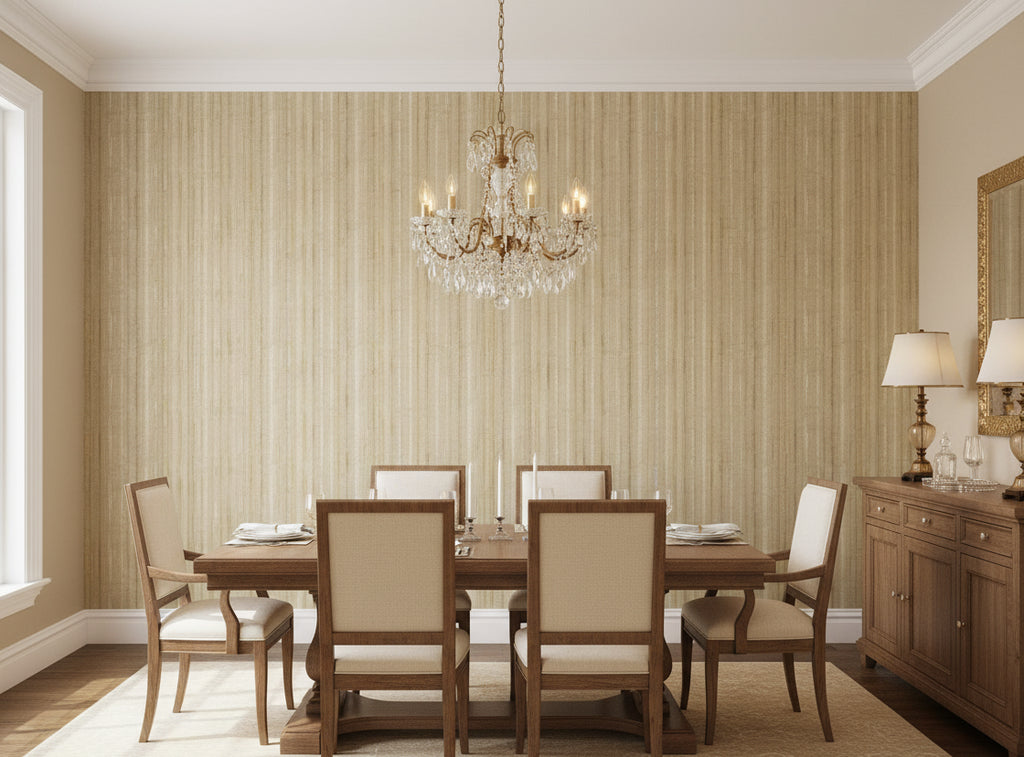 Jolie Madam Wallcovering - dining room room setting