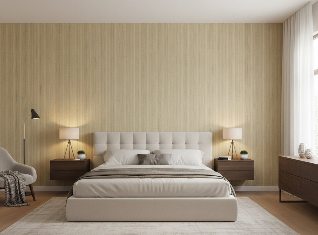 Jolie Madam Wallcovering - bedroom room setting