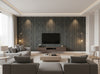 Jolie Madam Wallcovering - living room room setting