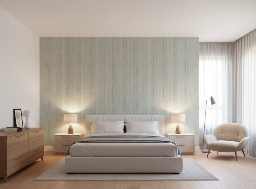 Jolie Madam Wallcovering - bedroom room setting