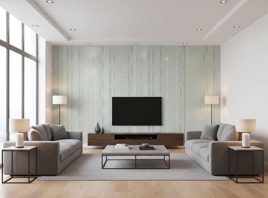 Jolie Madam Wallcovering - living room room setting