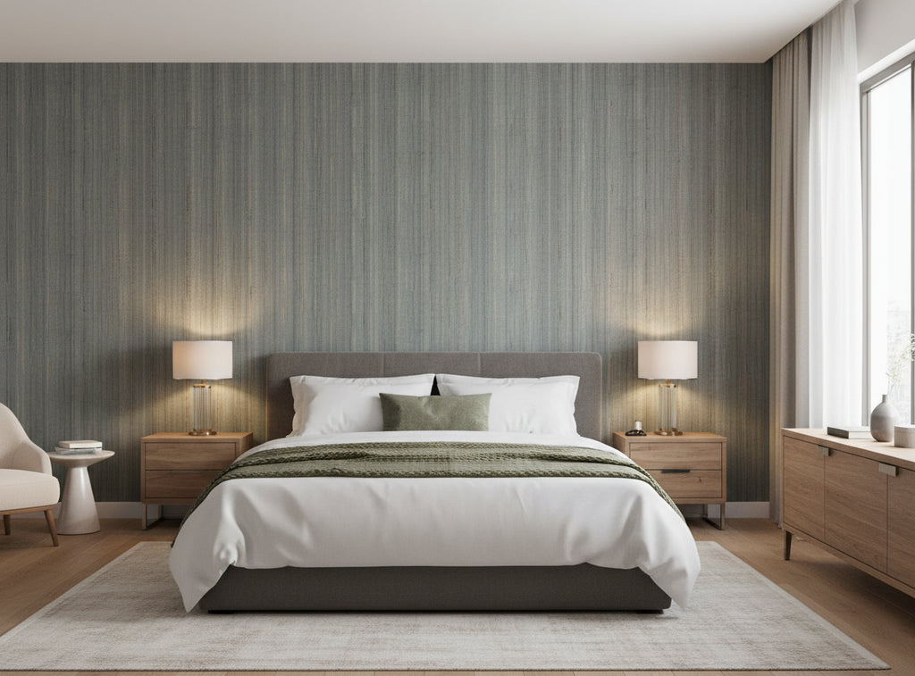 Jolie Madam Wallcovering - bedroom room setting