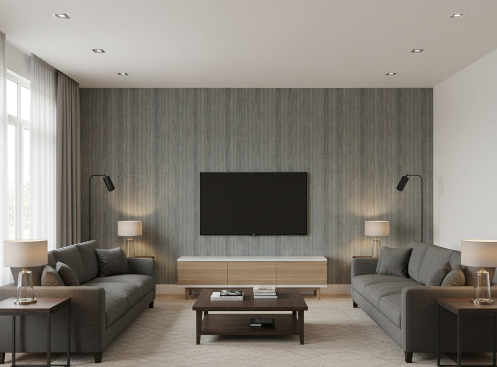 Jolie Madam Wallcovering - living room room setting