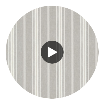 Jonesport Grey Cabin Stripe Wallcovering Circular Swatch | LA Walls