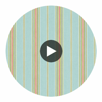 Jonesport Pink Cabin Stripe Wallcovering Circular Swatch | LA Walls
