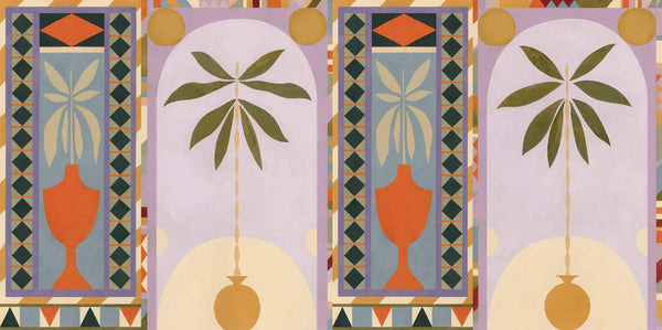 Jungle Arches Mallow Wallcovering | Tres Tintas