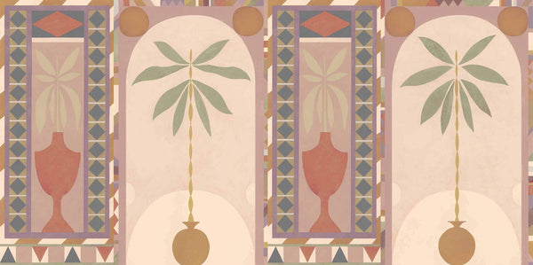 Jungle Arches Pink Wallcovering | Tres Tintas