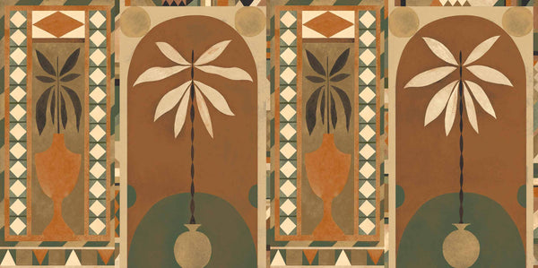Jungle Arches Toasted Wallcovering | Tres Tintas