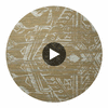 Juno Stripe Durable | Hollywood Wallcoverings Circular Swatch | Hollywood Wallcoverings