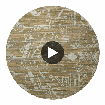 Juno Stripe Durable | Hollywood Wallcoverings Circular Swatch | Hollywood Wallcoverings