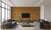 Kaluhee Grasscloth | Phillipe Romano - living room room setting