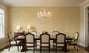 Kaopapa Striated Grasscloth | Phillipe Romano - dining room room setting