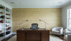 Kaopapa Striated Grasscloth | Phillipe Romano - office room setting