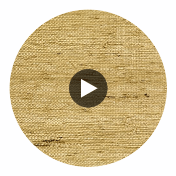 Kaopapa Striated Grasscloth | Phillipe Romano Circular Swatch | DW