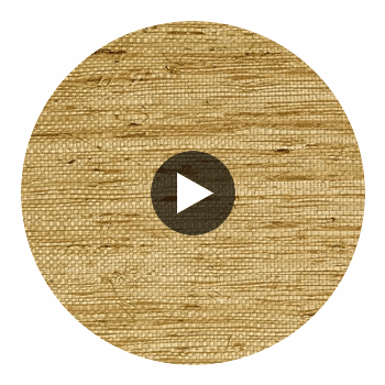 Kaopapa Striated Grasscloth | Phillipe Romano Circular Swatch | DW