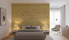 Kaopapa Striated Grasscloth | Phillipe Romano - bedroom room setting