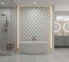 Kashmira Indigo | Baker Lifestyle - bathroom room setting