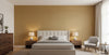 Kipa Tight Woven Grasscloth | Phillipe Romano - bedroom room setting