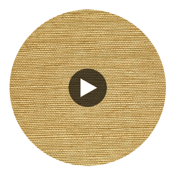 Kipa Tight Woven Grasscloth | Phillipe Romano Circular Swatch | DW
