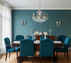 Kipa Tight Woven Grasscloth | Phillipe Romano - dining room room setting