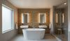 Kipulua Grasscloth | Phillipe Romano - bathroom room setting