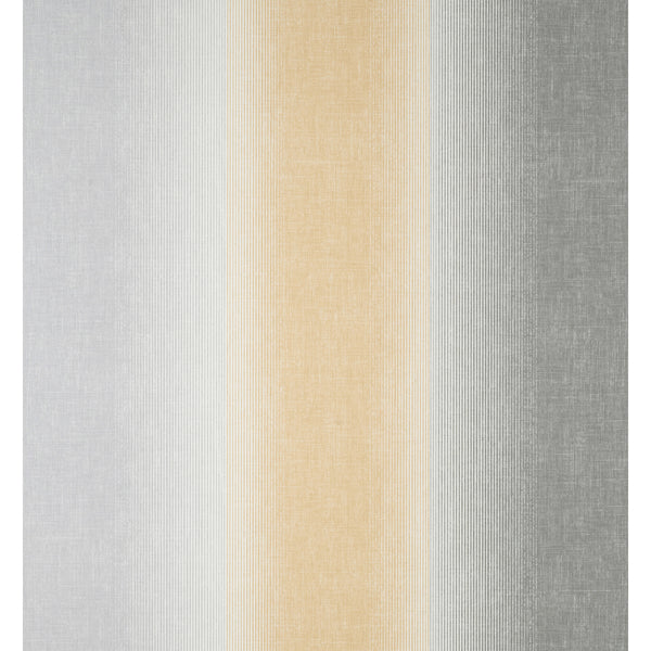 Kirby Mustard Stripe Wallcovering | Jeffrey Stevens