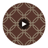 Klein Trellis Brown Brown — Thibaut Circular Swatch | Thibaut