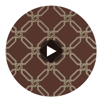 Klein Trellis Brown Brown — Thibaut Circular Swatch | Thibaut