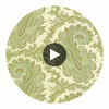 Klein Trellis Cream Cream — Thibaut Circular Swatch | Thibaut