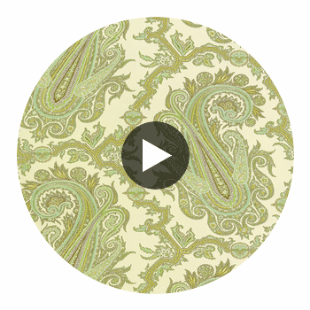 Klein Trellis Cream Cream — Thibaut Circular Swatch | Thibaut