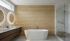Kuhukua Grasscloth | Phillipe Romano - bathroom room setting