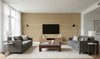 Kuhukua Grasscloth | Phillipe Romano - living room room setting