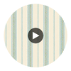 Kylie Aqua Cabin Stripe Wallcovering Circular Swatch | LA Walls