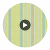 Kylie Green Cabin Stripe Wallcovering Circular Swatch | LA Walls