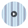 Kylie Navy Cabin Stripe Wallcovering Circular Swatch | LA Walls