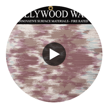 La Arebe Durable Vinyl | Hollywood Wallcoverings Circular Swatch | Hollywood Wallcoverings