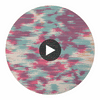 La Arebe Durable Vinyl | Hollywood Wallcoverings Circular Swatch | Hollywood Wallcoverings