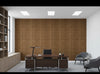 La Arezzo Gauze Pleated Wallcovering - office room setting