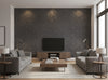 La Brescia Crocodile Vinyl | Phillipe Romano - living room room setting
