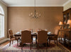 La Brescia Crocodile Vinyl | Phillipe Romano - dining room room setting