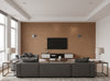 La Brescia Crocodile Vinyl | Phillipe Romano - living room room setting