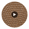 La Brescia Crocodile Vinyl | Phillipe Romano Circular Swatch | DW